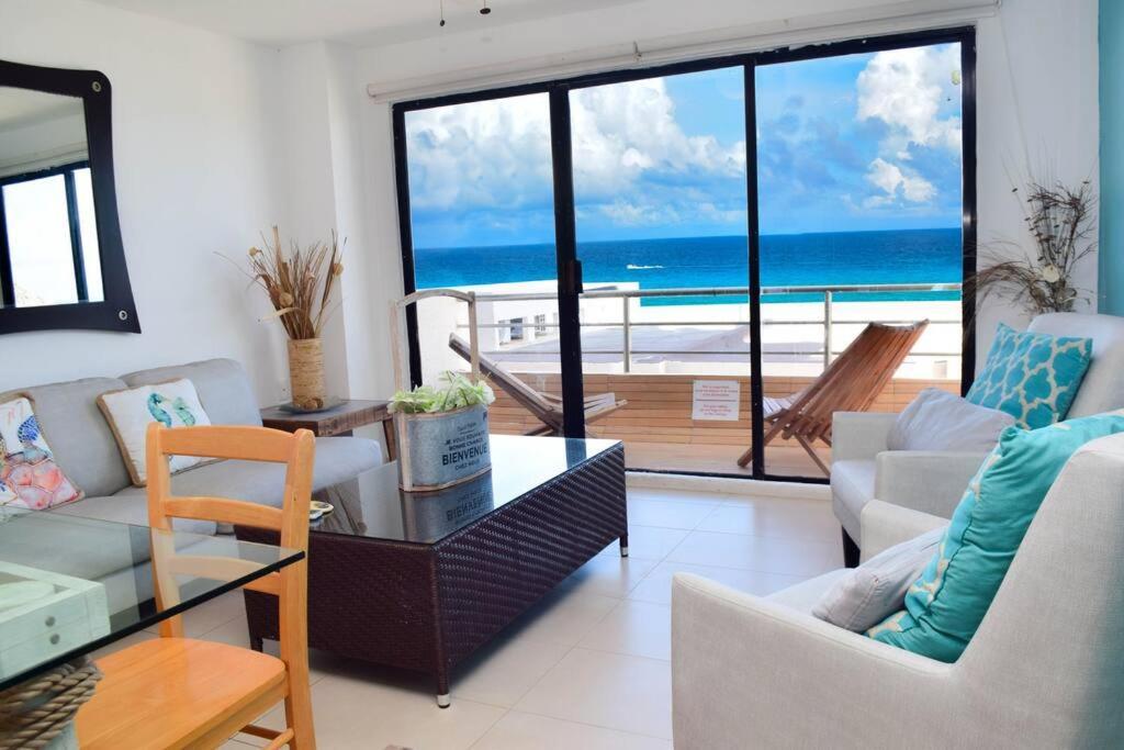 Ocean View Apartment, Best Beach Area, 3 Bedrooms Cancún Exterior foto